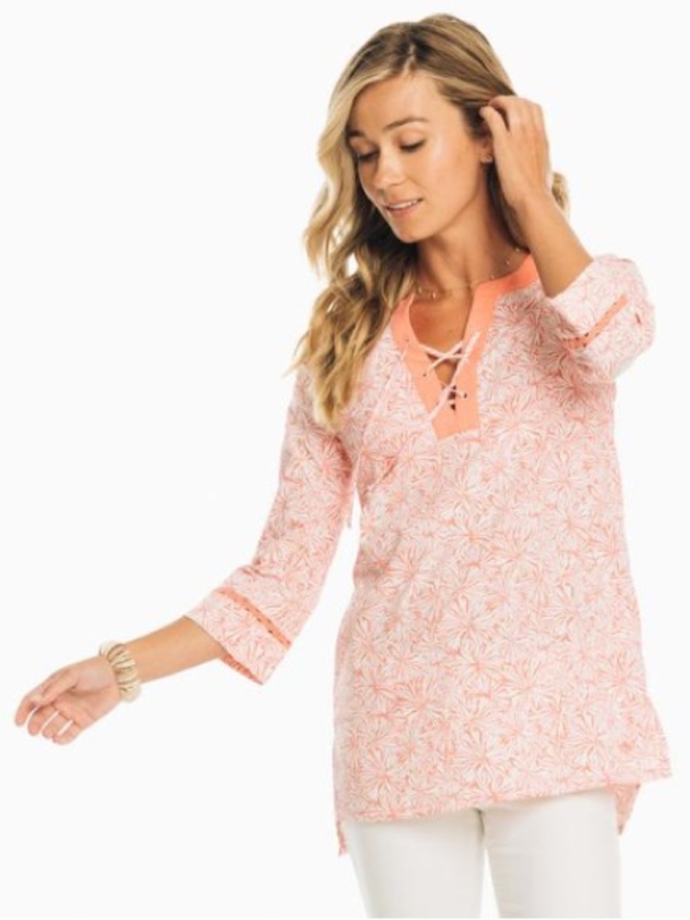 NWT Southern Tide Haley printed conch shell tunic